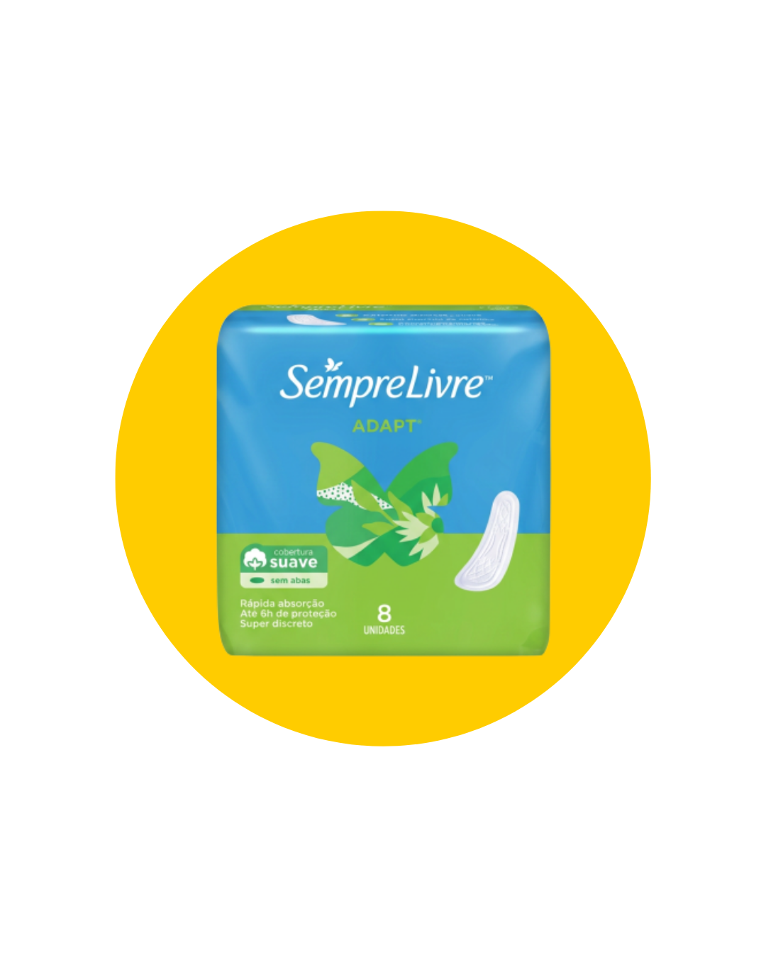 ABSORVENTE SUAVE C/ABAS 8UN - J&J