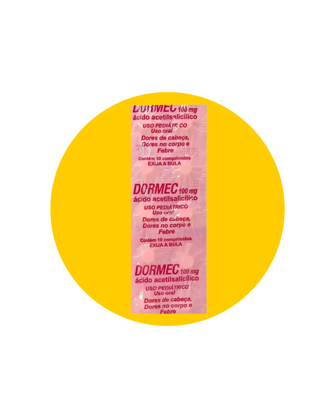 DORMEC 100MG INFANTIL C/10 COMP