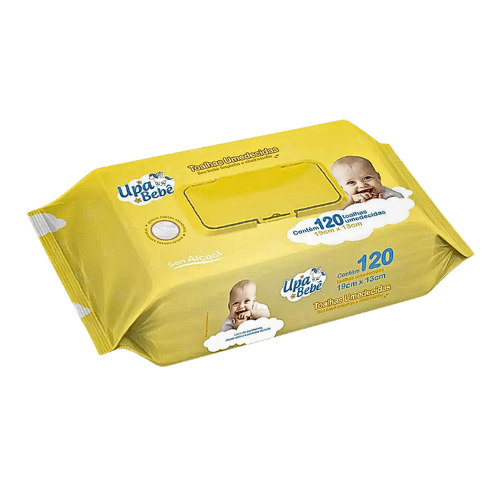 LENÇOS UMEDECIDOS UPA BEBÊ 120 UN