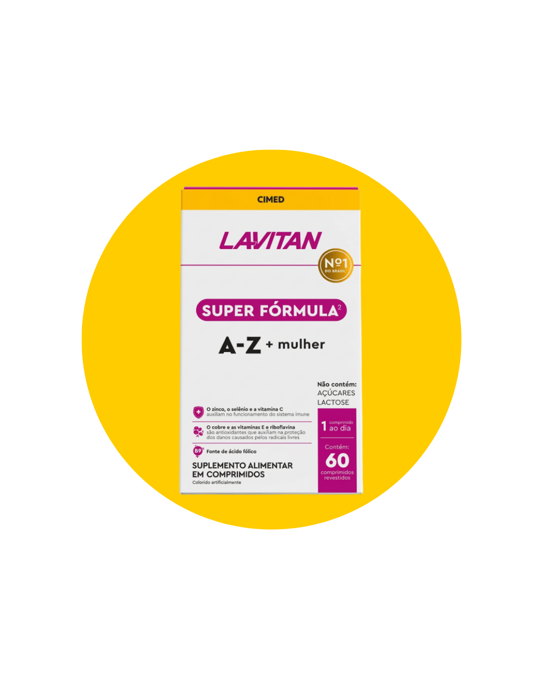 LAVITAN A-Z MULHER C/60 COMP SUPER FÓRMULA