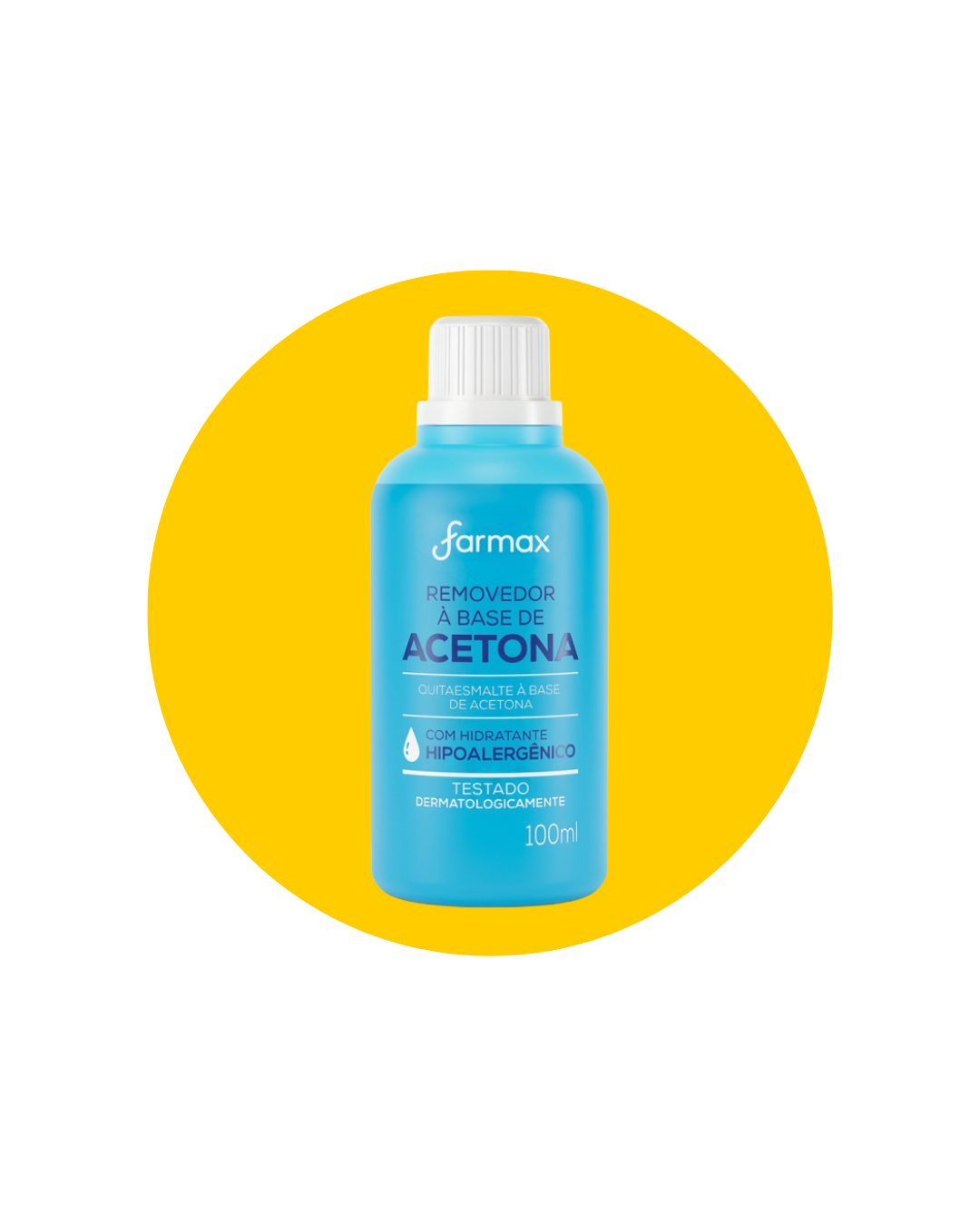 REMOVEDOR DE ESMALTE C/ACETONA 100ML - FARMAX