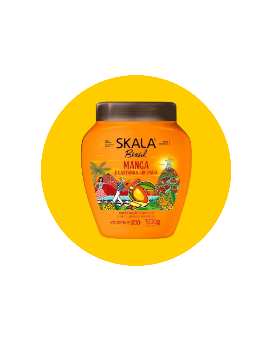 CREME SKALA 2EM1 MANGA E CASTANHO 1KG