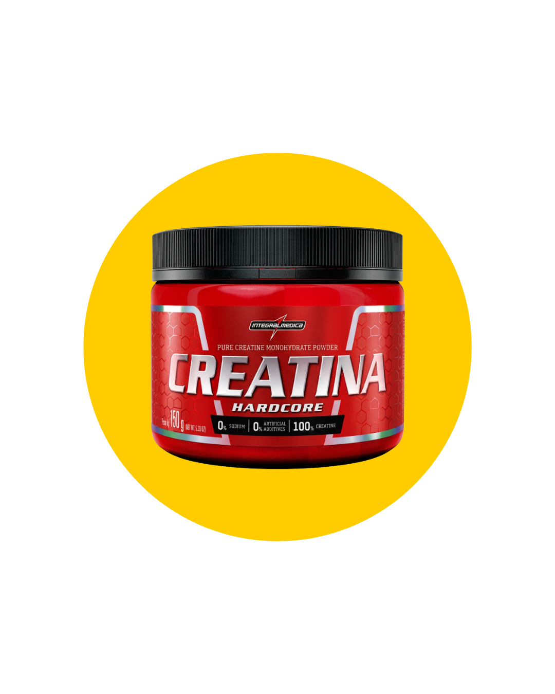 CREATINA HARDCORE 150G - INTEGRALMÉDICA