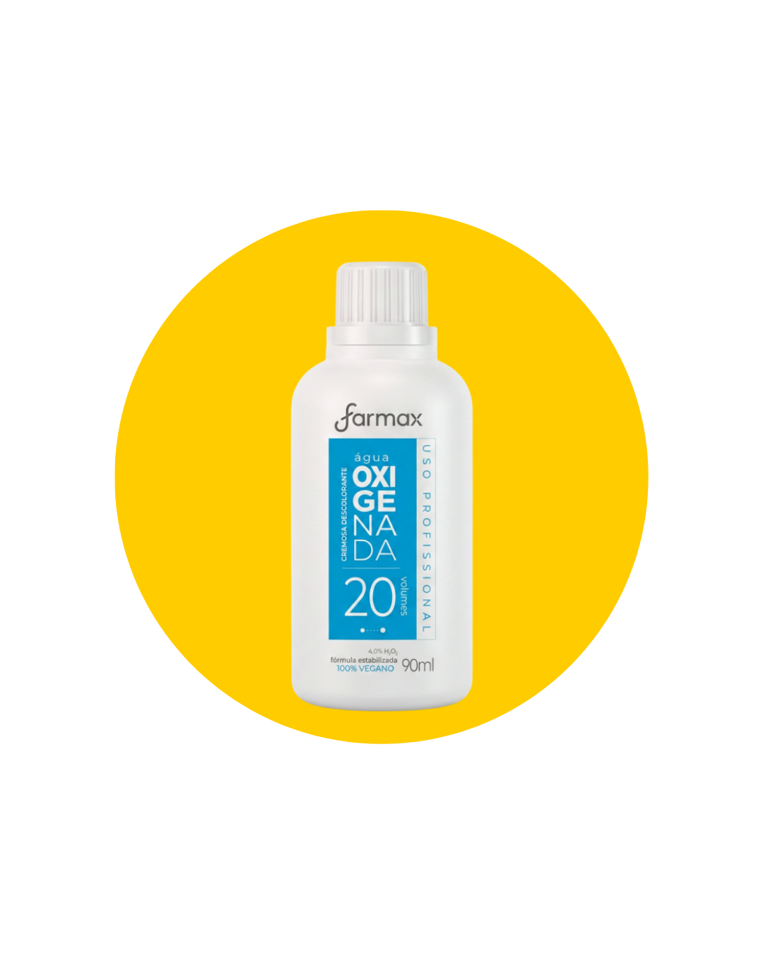 AGUA OXIGENADA 20 VOLUMES 90ML - FARMAX