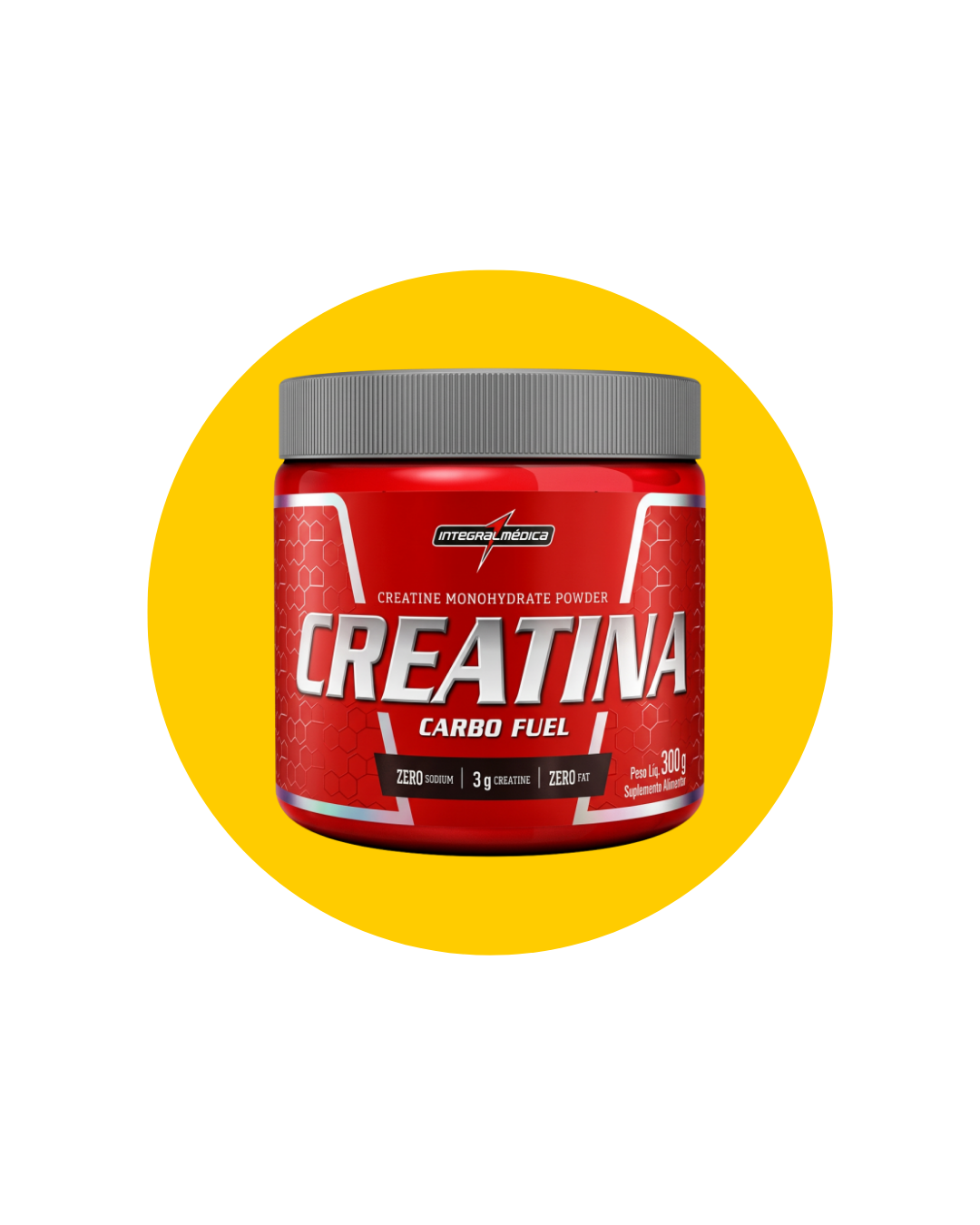 CREATINA CARBO FUEL NEUTRO 300G - INTEGRALMÉDICA