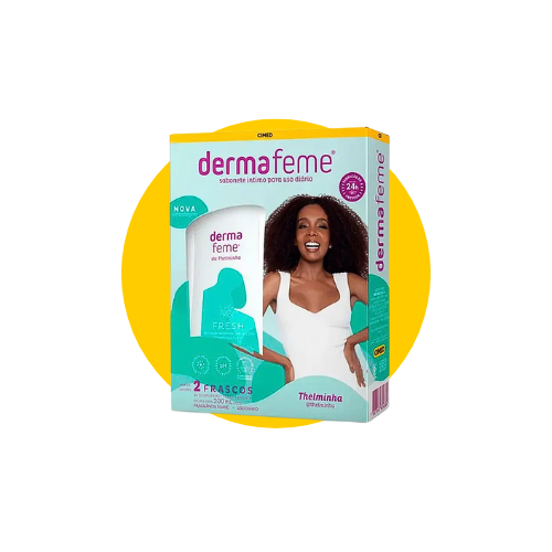 KIT DERMAFEME FRESH 2X200ML - CIMED