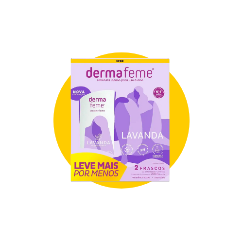 KIT DERMAFEME LAVANDA 2X200ML - CIMED