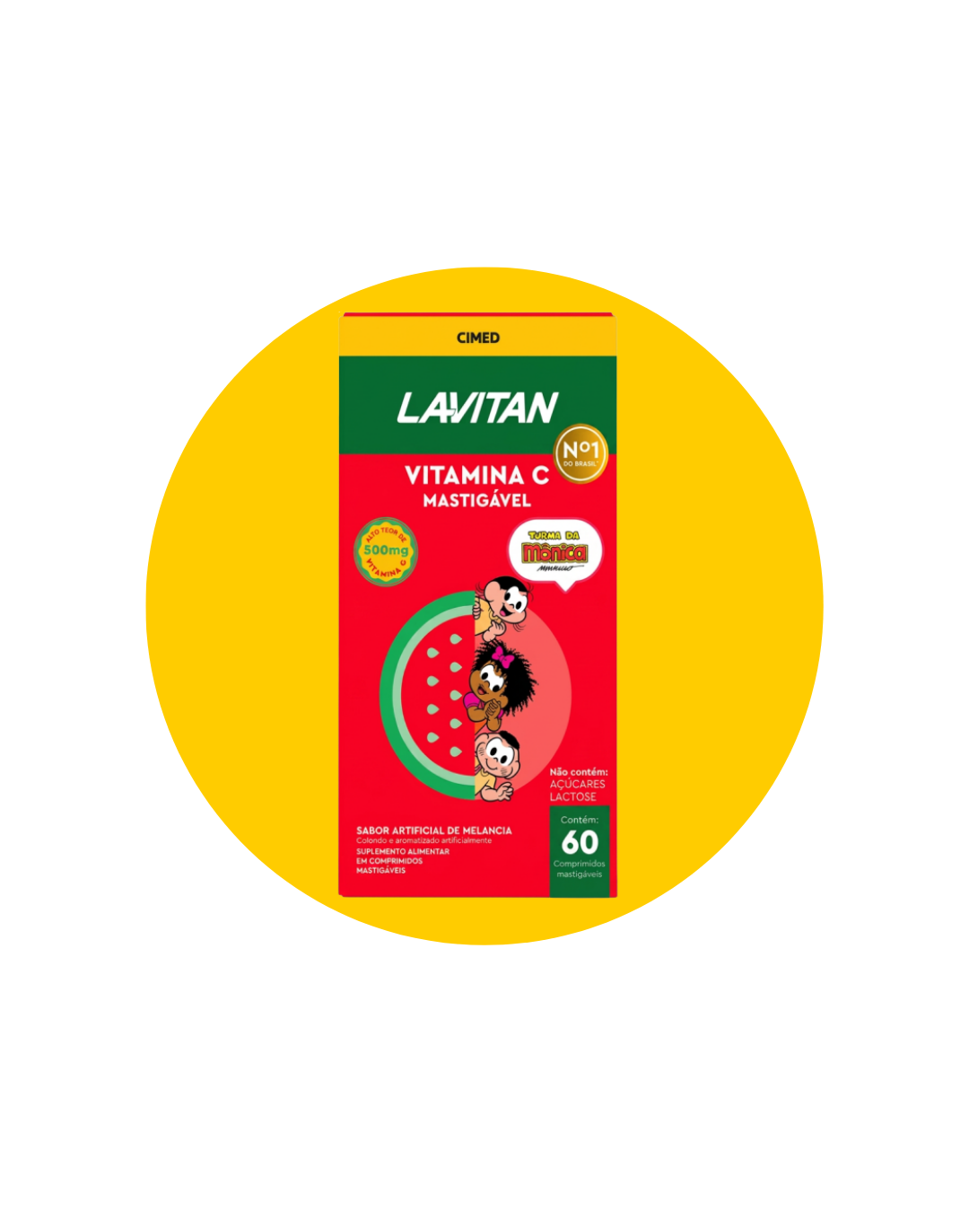 LAVITAN VITAMINA C MELANCIA C/60 COMP - CIMED