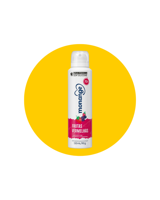 DESODORANTE AEROSSOL FRUTAS VERMELHAS 150ML - MONANGE