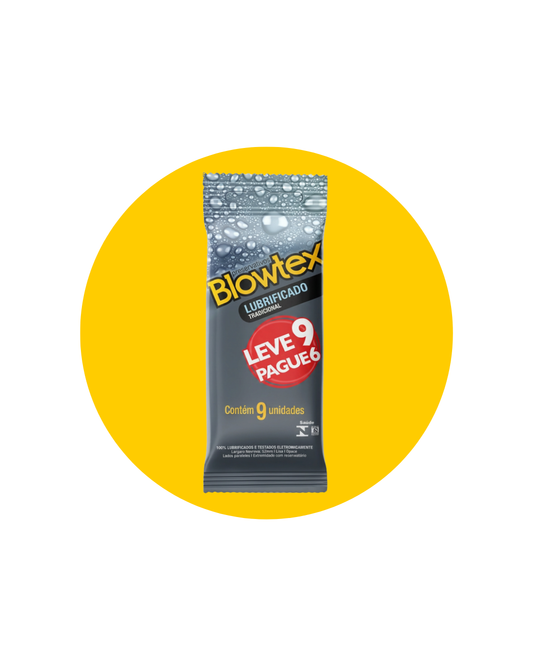 PRESERVATIVO BLOWTEX LUBRIFICADO C/9 UN