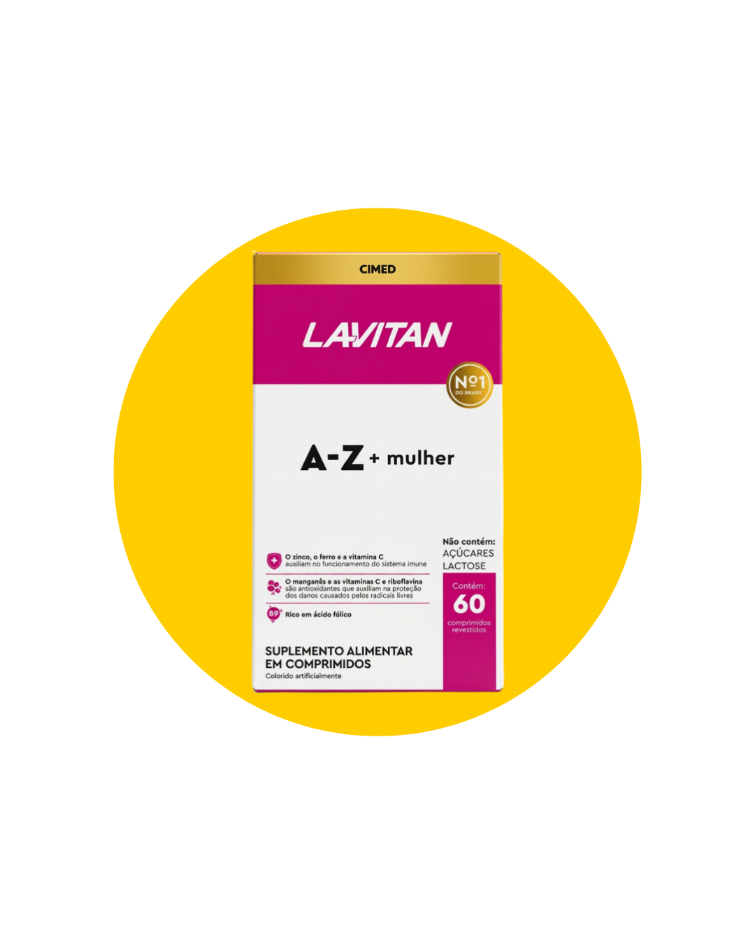 LAVITAN A-Z MULHER C/60 COMP