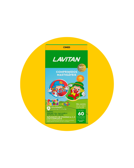 LAVITAN KIDS UVA LIMA LARANJA C/60 COMP