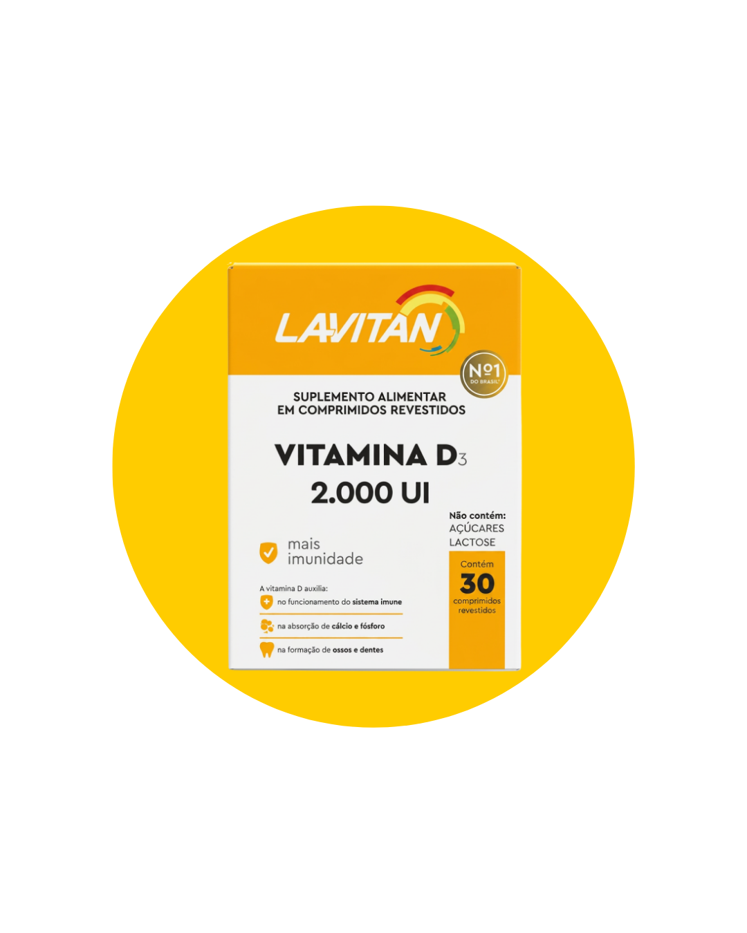 LAVITAN VITAMINA D 2.000UI C/30 COMP