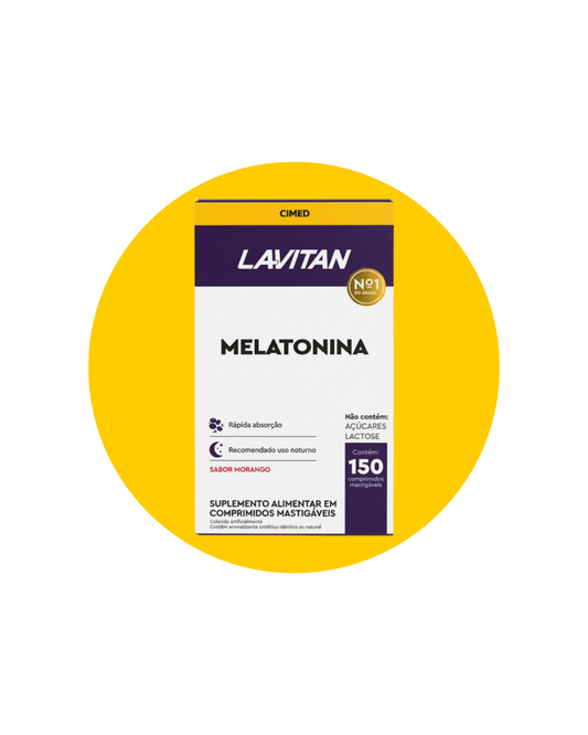LAVITAN MELATONINA MORANGO 21MG C/150 COMP