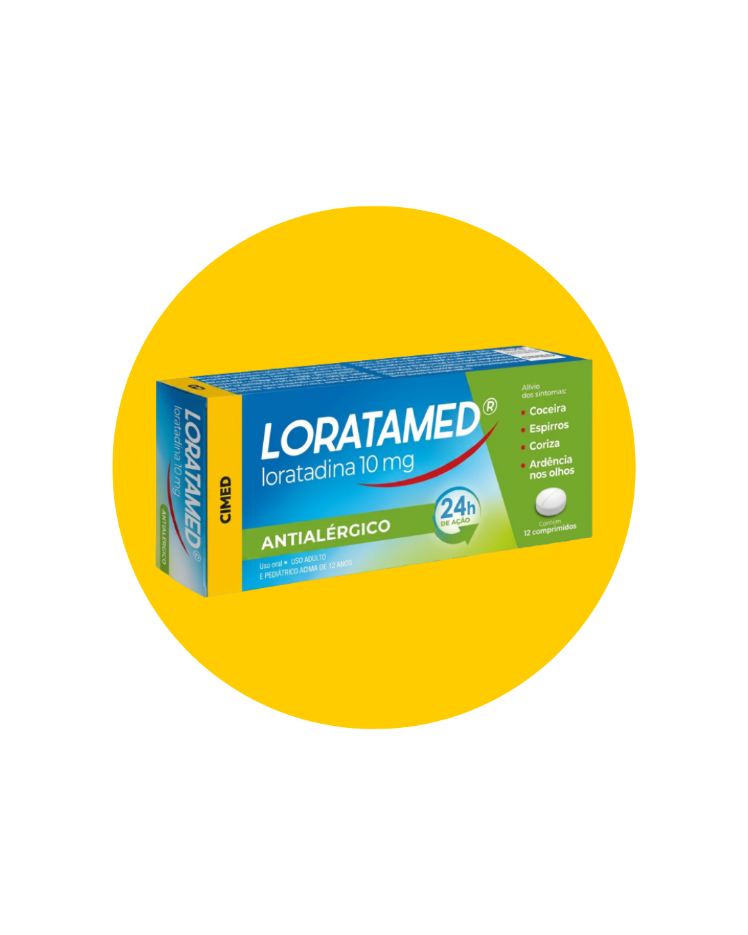 LORATAMED 10MG C/12 COMP - CIMED