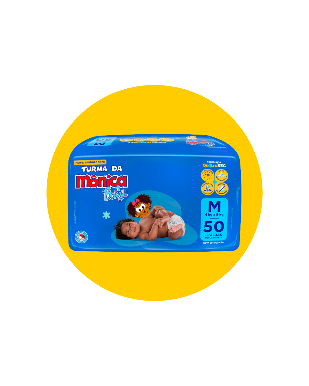 FRALDA T. DA MÔNICA MEGA M C/50