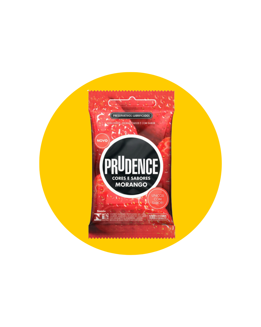 PRESERVATIVO PRUDENCE MORANGO C/3 UN