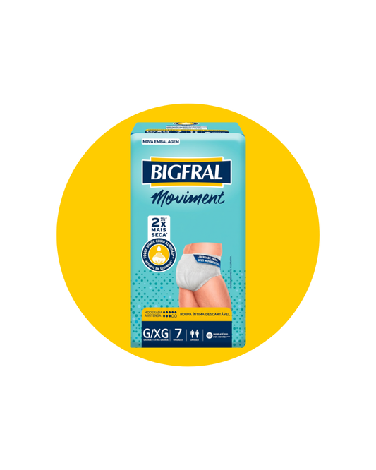 FRALDA ADULTO BIGFRAL MOVIMENT G/XG C/7UN