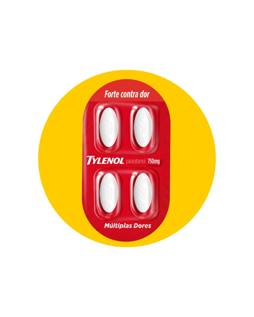 TYLENOL 750MG C/4 COMP