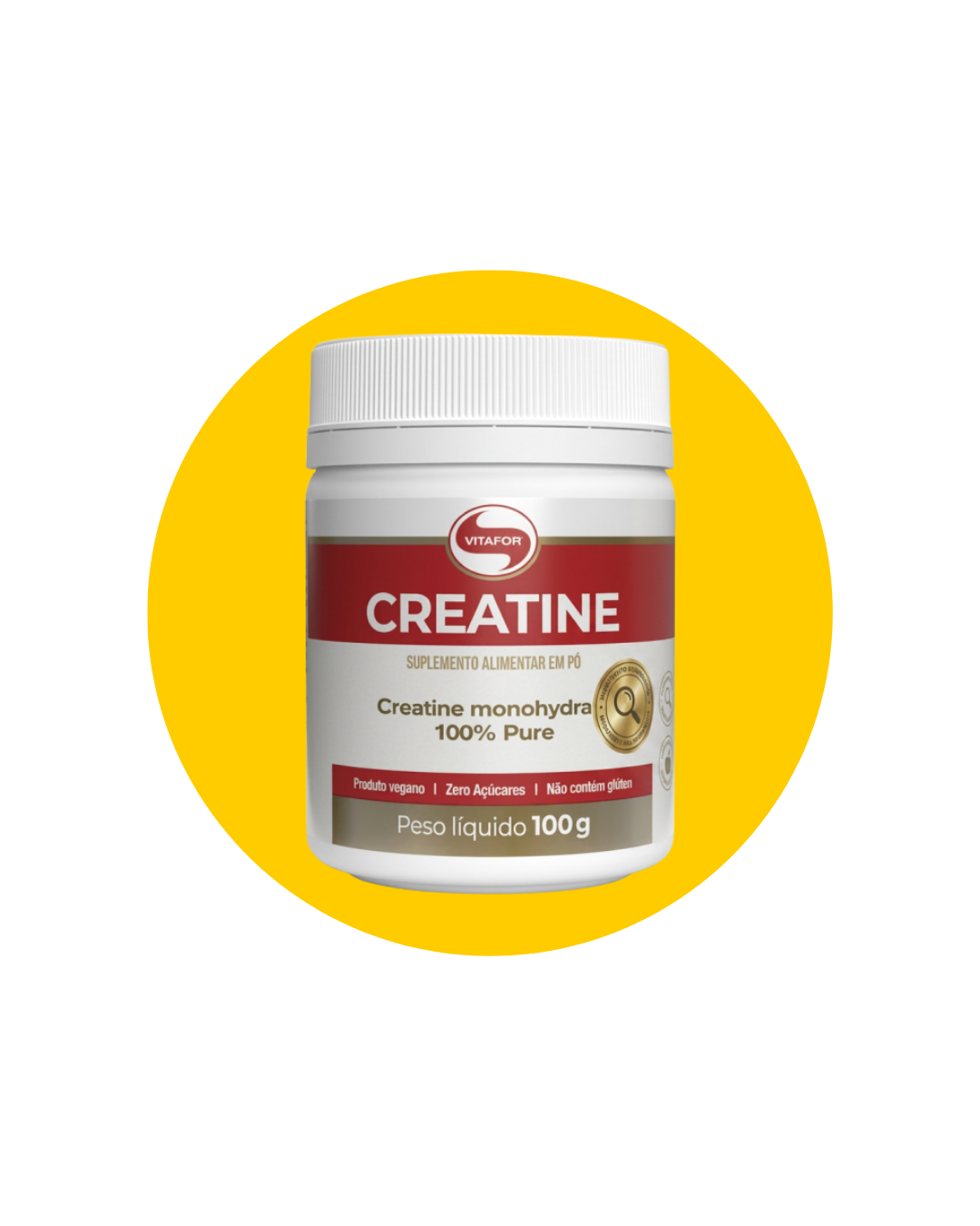 CREATINA MONOHIDRATADA 100G - VITAFOR