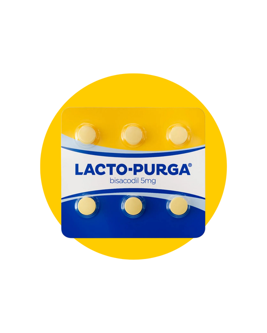 LACTO-PURGA 50MG C/6 COMP